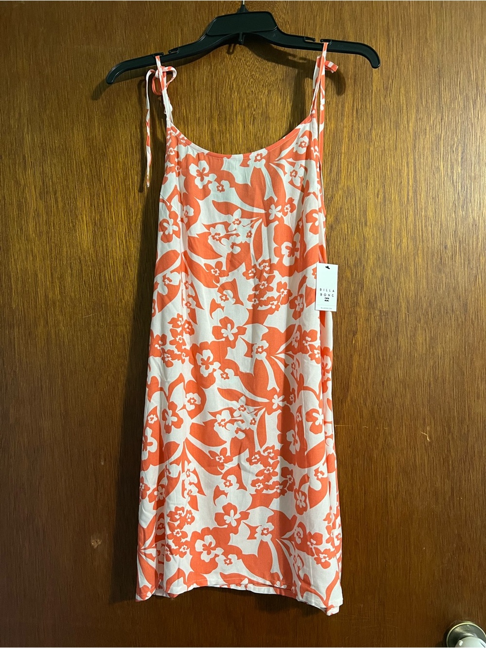Billabong Orange & Cream Floral Slip